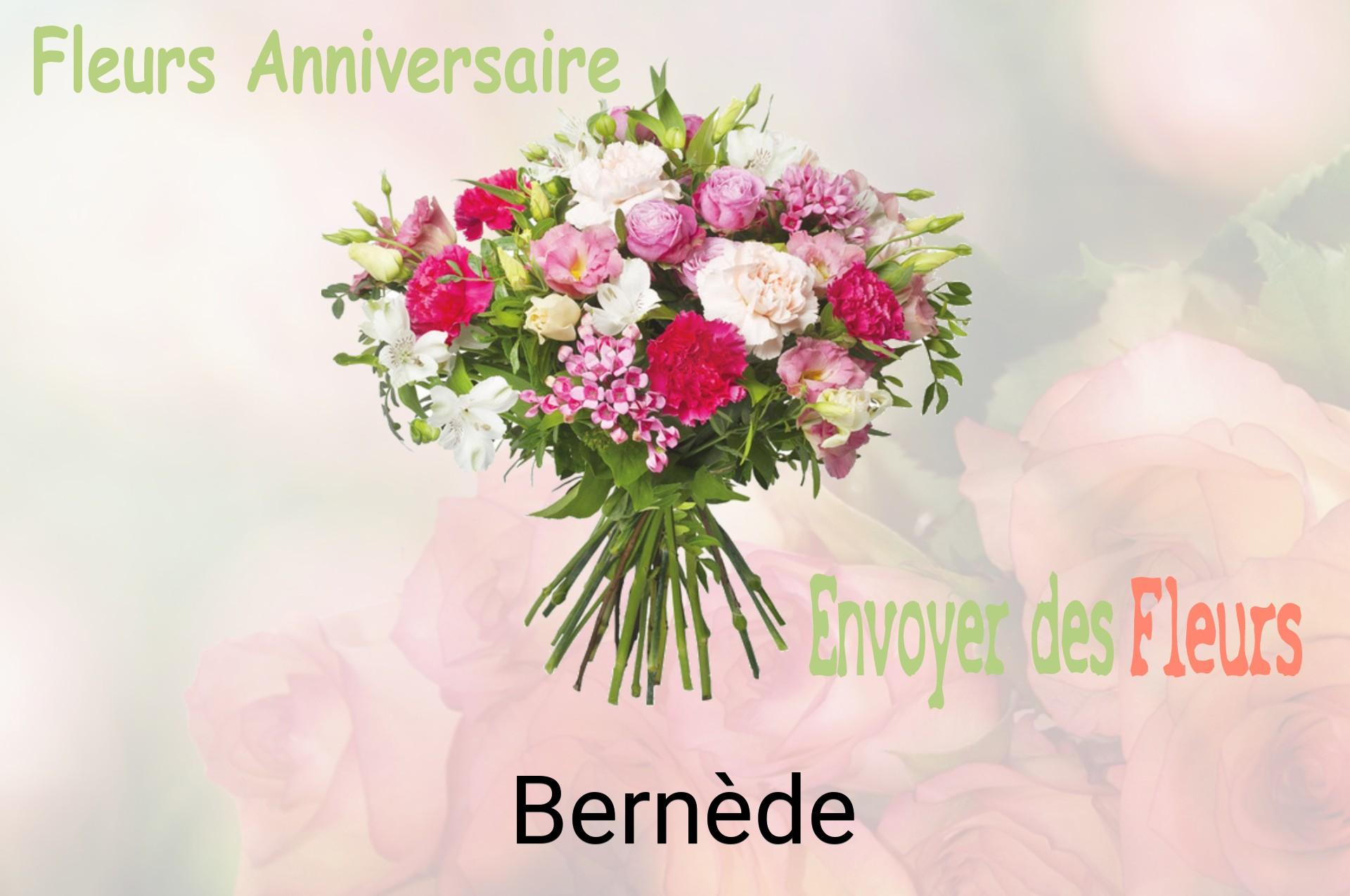 Bouquet de fleurs d’anniversaire livré à Bernède
