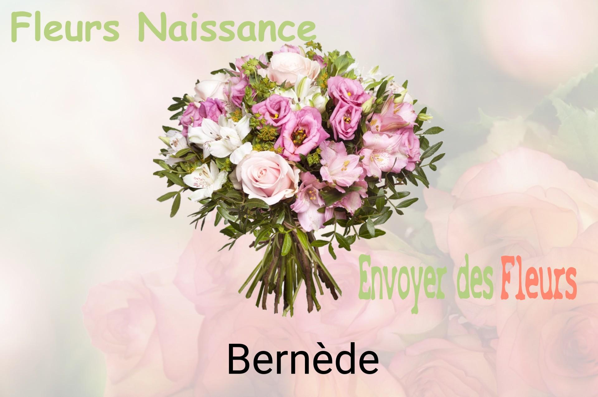 Bouquet de fleurs de naissance livré à Bernède
